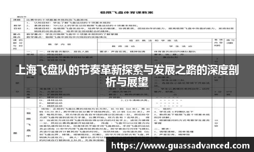 上海飞盘队的节奏革新探索与发展之路的深度剖析与展望